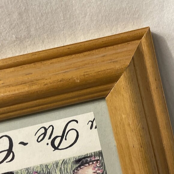 Framed Print 1989 Figi Graphics Illustration By Darcy Gerdes Cow Pie 12 x 7 Farm - Picture 12 of 13